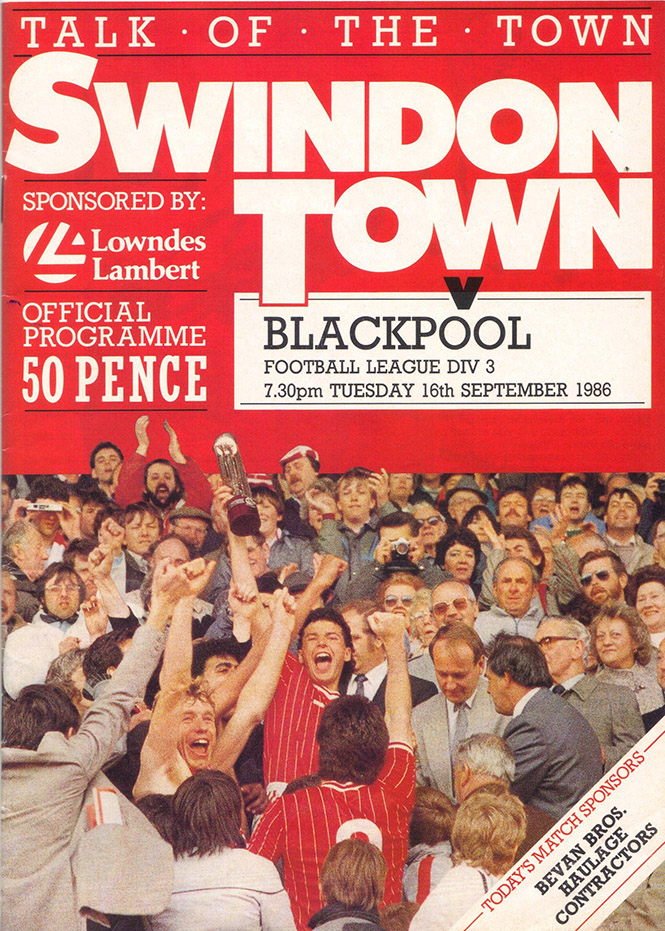 <b>Tuesday, September 16, 1986</b><br />vs. Blackpool (Home)